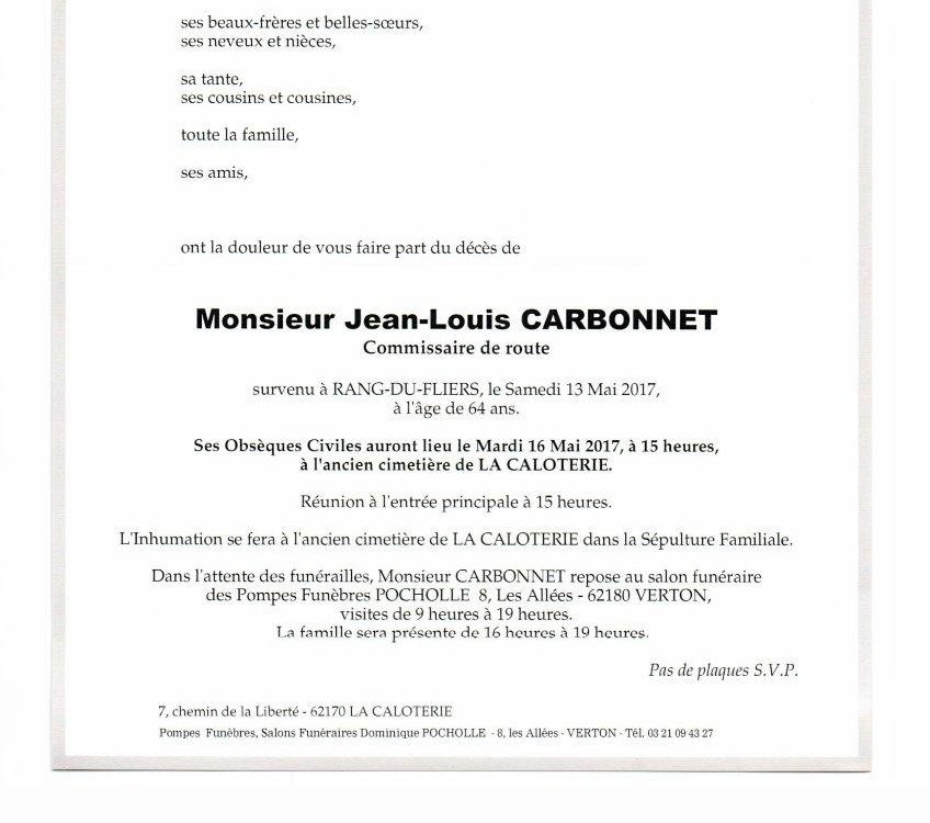 jean-louis carbonnet